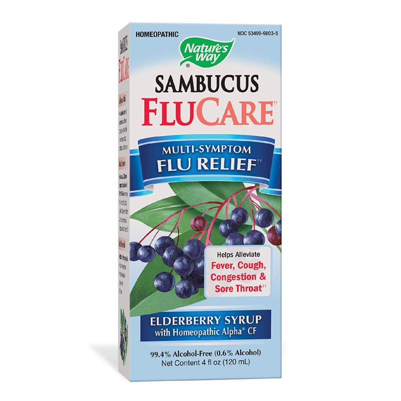 Nature's Way Sambucus Flucare Syrup, 4 Fluid Ounce - Vitamins Emporium