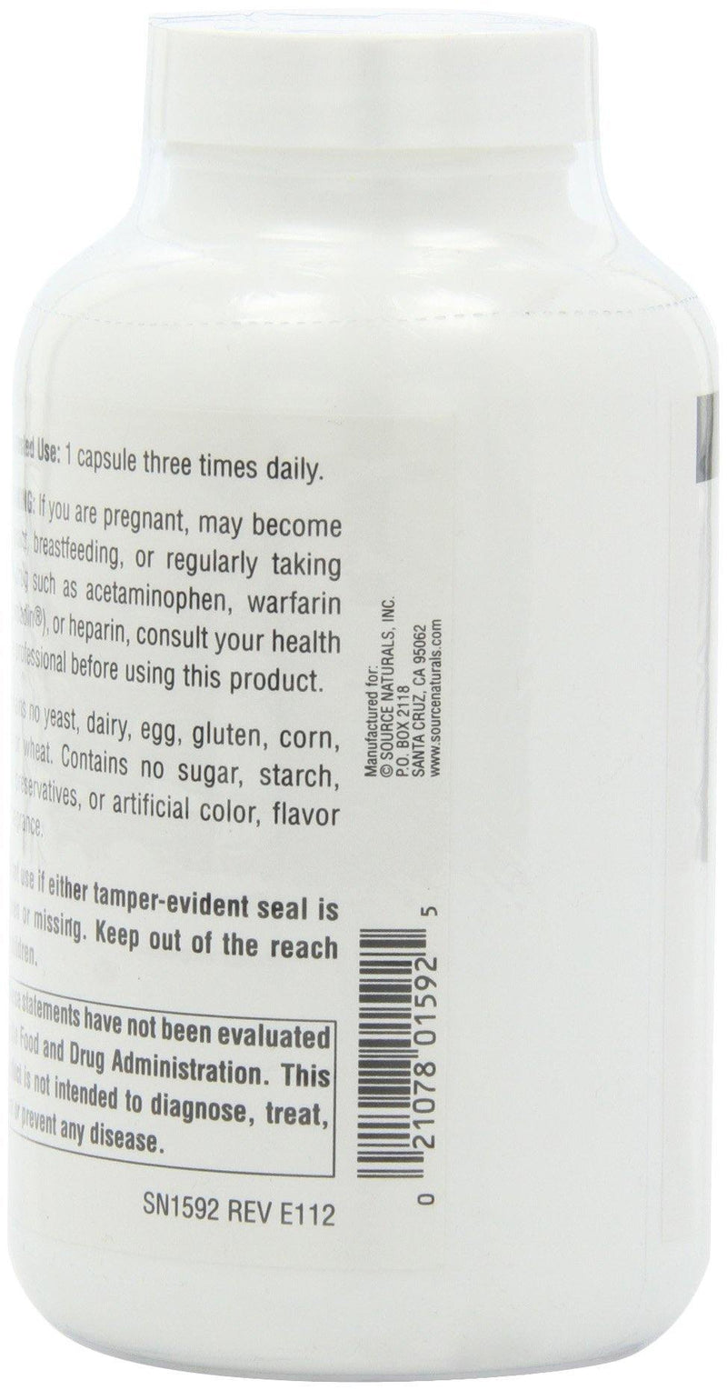 Source Naturals Glucosamine Sulfate 500 Mg, The Nutritional Building Block of Healthy Cartilage, 240 Capsules - Vitamins Emporium