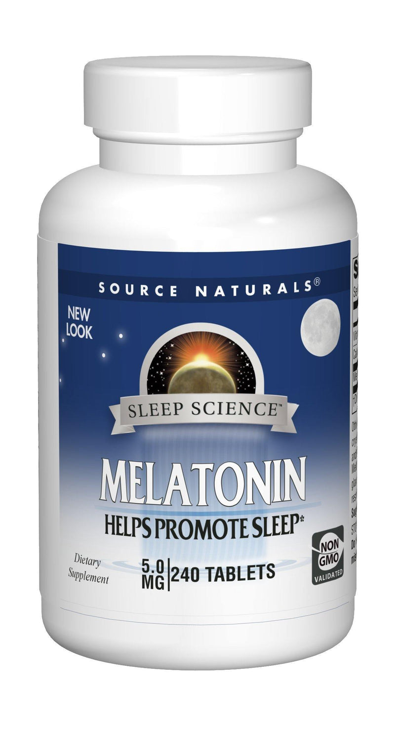 Source Naturals Melatonin 5mg Sleep Support - 240 Tablets - Vitamins Emporium