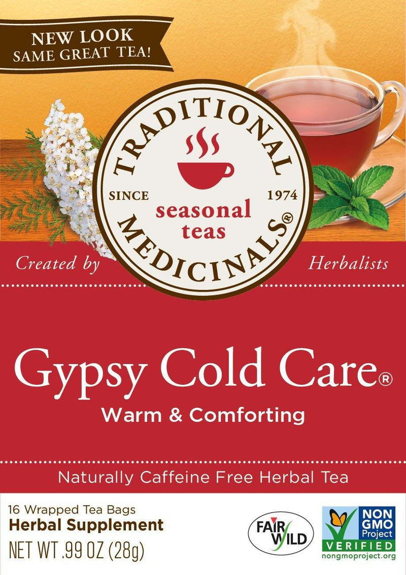 Traditional Medicinals Gypsy Cold Care Tea, 16 Tea Bags - Vitamins Emporium