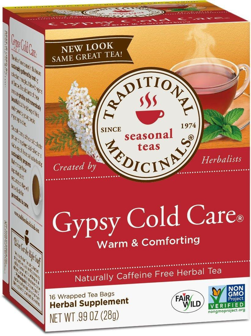 Traditional Medicinals Gypsy Cold Care Tea, 16 Tea Bags - Vitamins Emporium