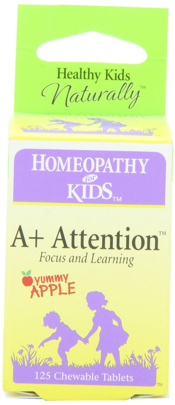 Herbs for Kids A+ Attention Tablets, 125 Count - Vitamins Emporium
