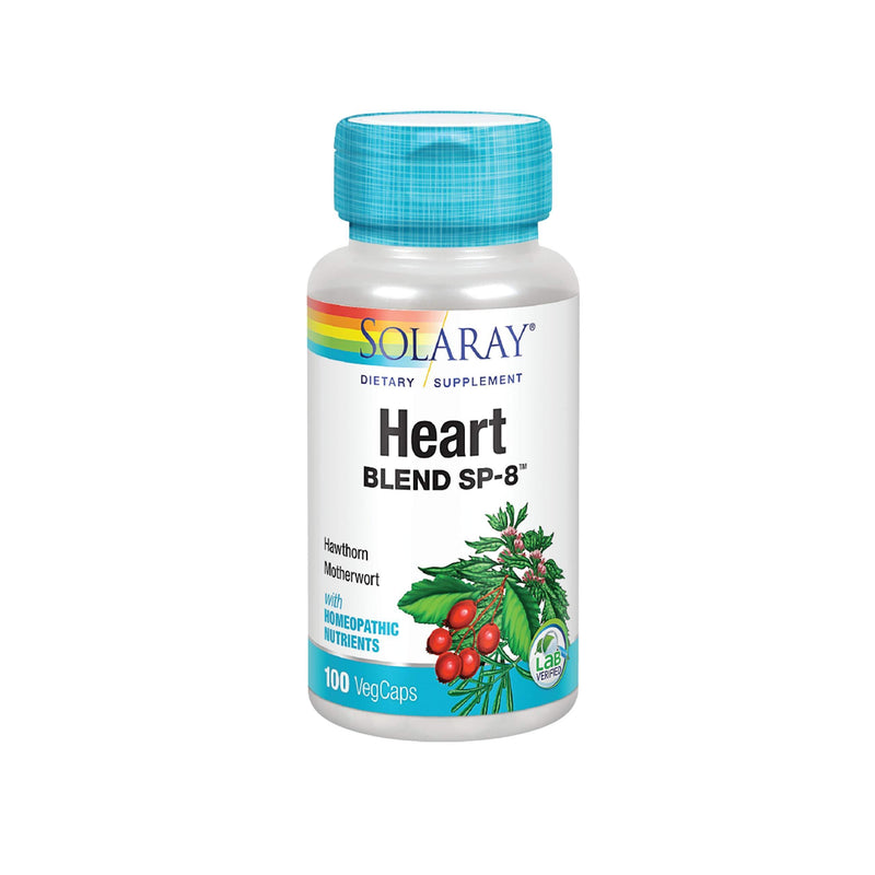 Solaray Heart Blend SP-8 Capsules, 100 Count - Vitamins Emporium