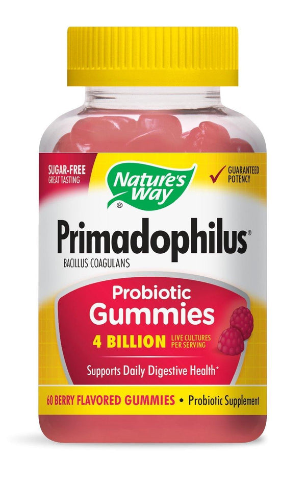 Nature's Way Primadophilus Probiotic Gummies, Berry, 60 Count - Vitamins Emporium