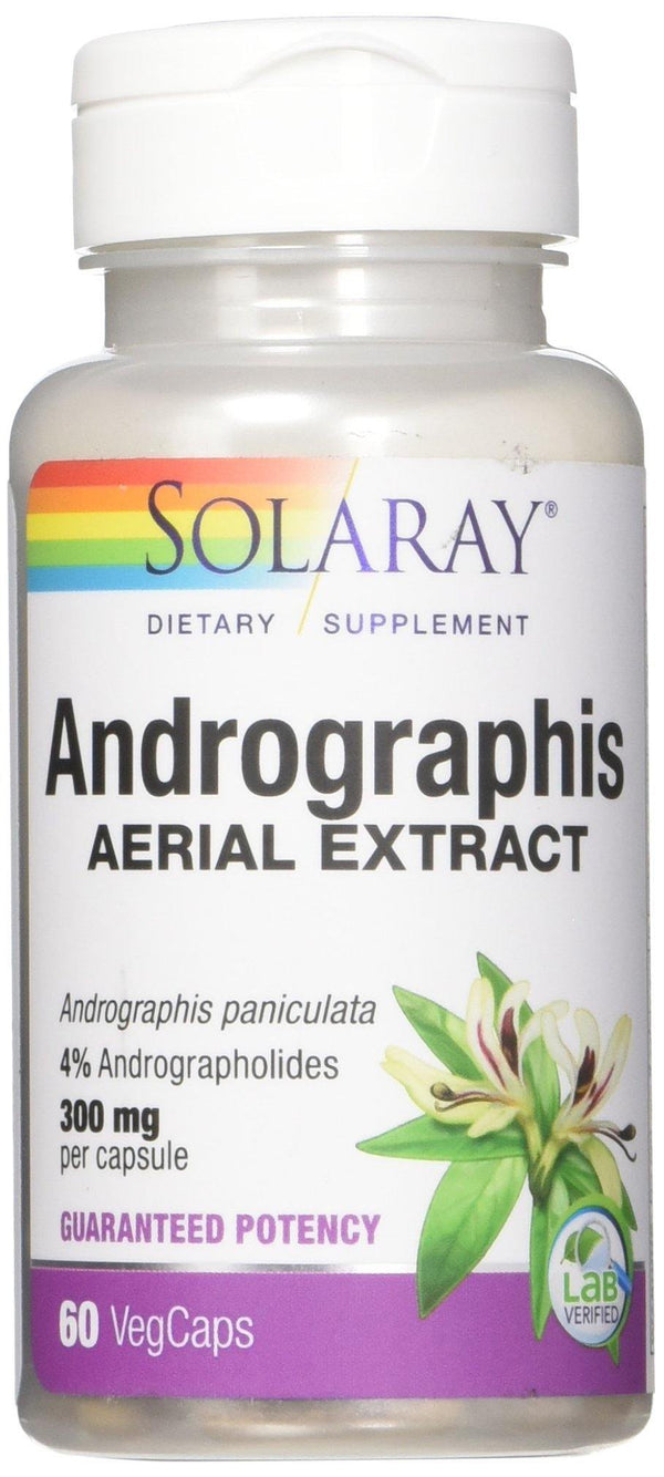 Solaray Andrographis Supplement, 300mg, 60 Count - Vitamins Emporium