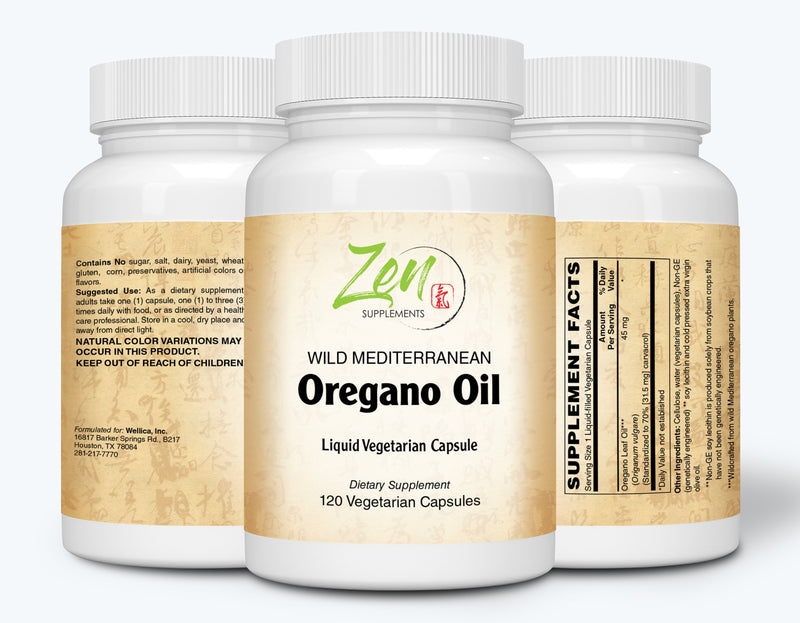 Oregano Oil 45mg - Oregano Leaf Oil Standardized to 70% Carvacrol for Immune System Support, Powerful Antifungal for Healthy Gut Flora & Best Immune Support- Non-GMO & Gluten Free 120-Vegcaps