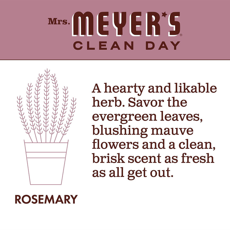 Mrs. Meyer's Liquid Hand Soap, Rosemary, 12.5 Fluid Ounce - Vitamins Emporium