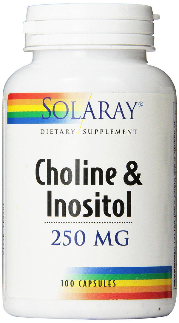 Solaray Choline and Inositol Capsules, 100 Count - Vitamins Emporium