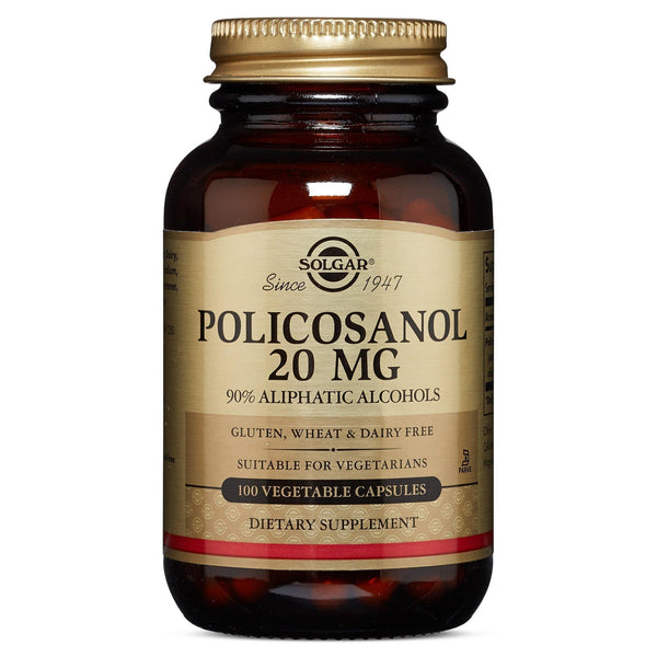 Solgar - Policosanol 20 mg, 100 Vegetable Capsules - Vitamins Emporium