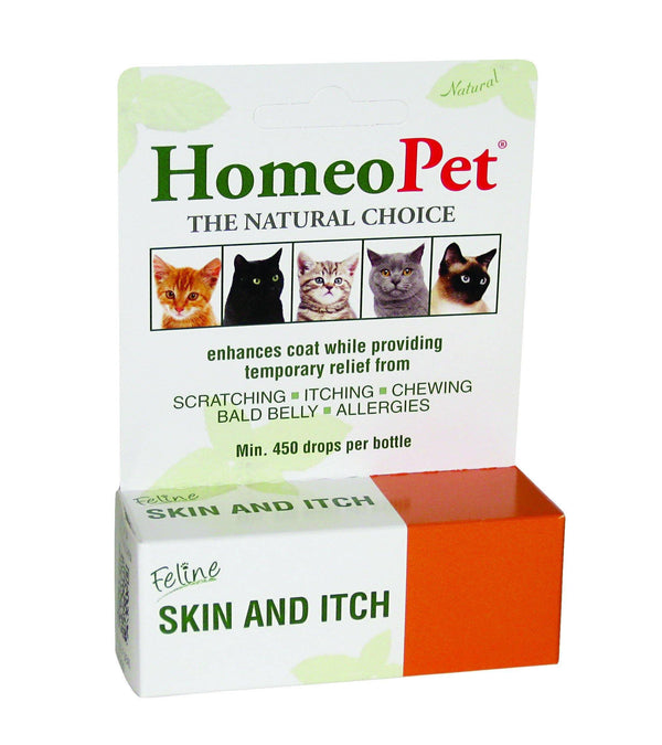 HomeoPet Feline Skin and Itch (Packaging may vary) - Vitamins Emporium