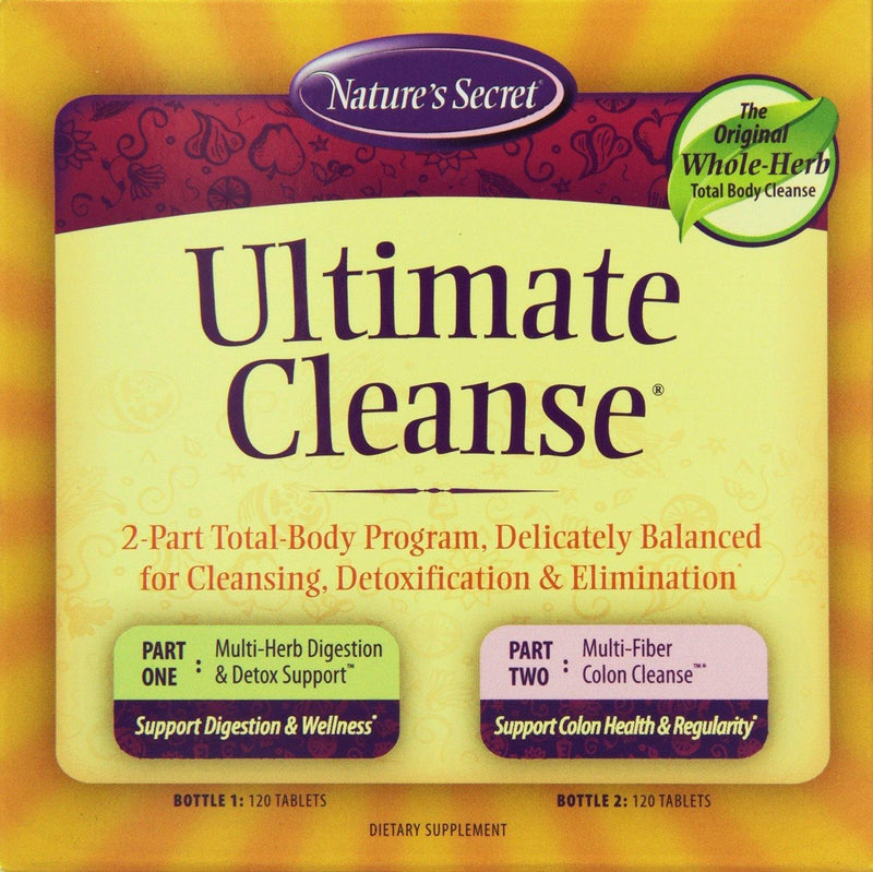Ultimate Cleanse by Nature's Secret | Cleansing, Detoxification & Elimination, Two 120 Tablet Bottles - Vitamins Emporium
