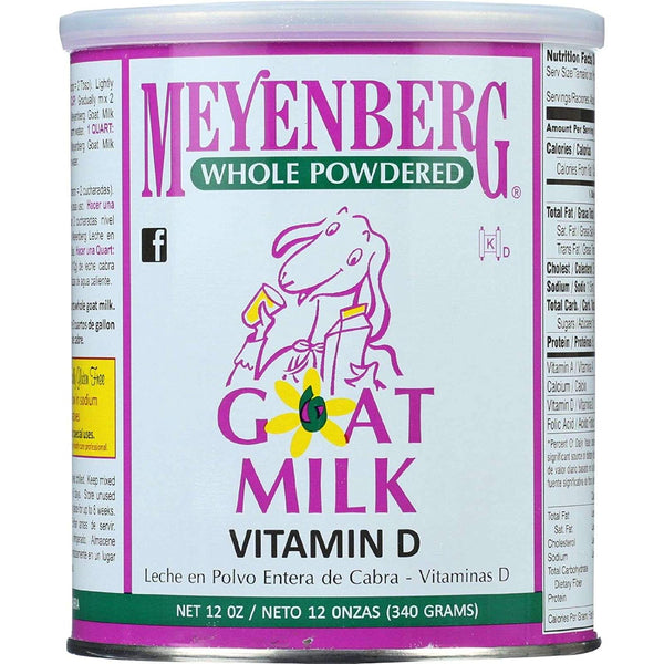 Meyenberg Whole Powdered Goat Milk, Vitamin D, 12 Ounce - Vitamins Emporium
