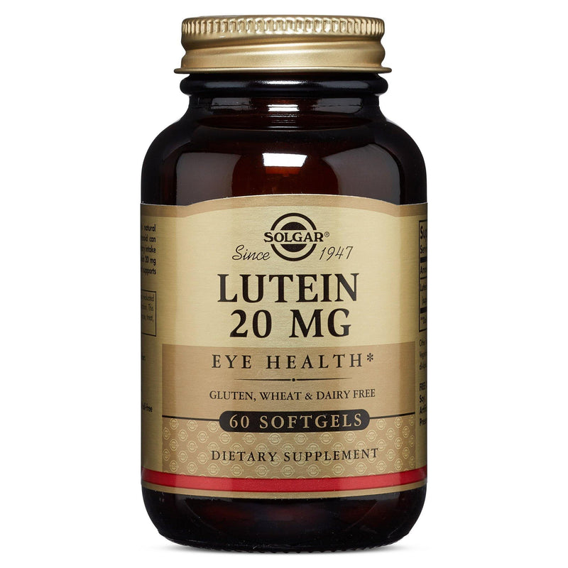 Solgar - Lutein 20 mg, 60 Softgels - Vitamins Emporium