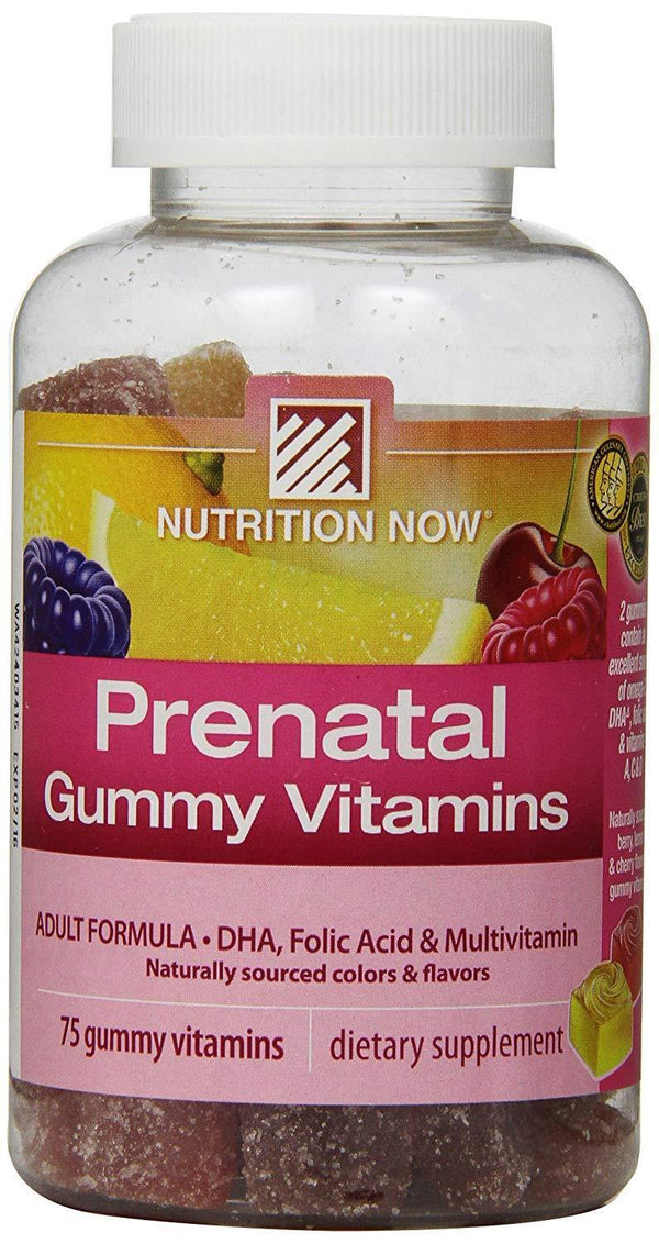 Nutrition Now Prenatal Gummy Vitamins, 75 Count - Vitamins Emporium