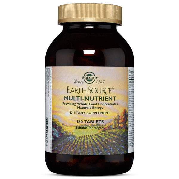 Solgar - Earth Source Multi-Nutrient Tablets Providing Whole Food Concentrates, 180 Tablets - Vitamins Emporium