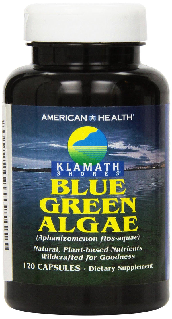 American Health Klamath Shores Blue-Green Algae, 120 Capsules - Vitamins Emporium