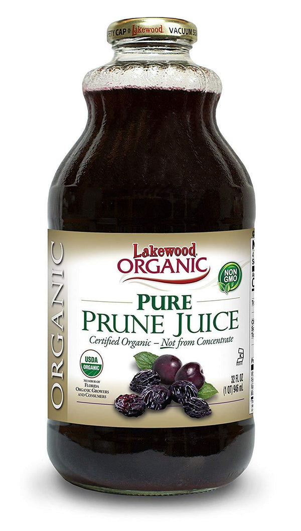 Lakewood Organic Pure Prune, 32 Ounce (Pack of 6) - Vitamins Emporium