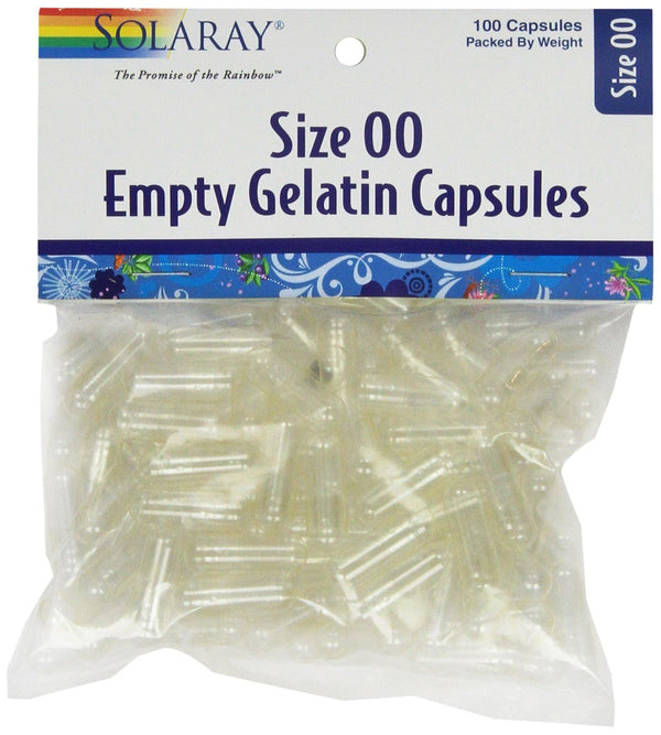 Solaray Empty Gelatin Capsules, 100 Count - Vitamins Emporium