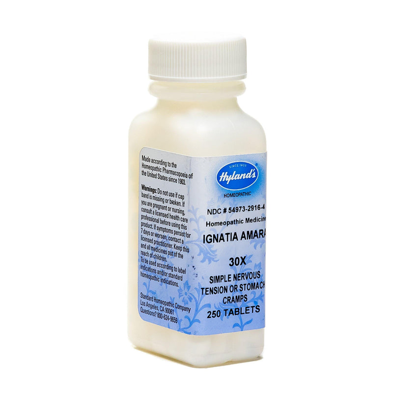 Hyland's Ignatia Amara 30X Tablets, Natural Relief of Simple Nervous Tension or Stomach Cramps, 250 Count - Vitamins Emporium