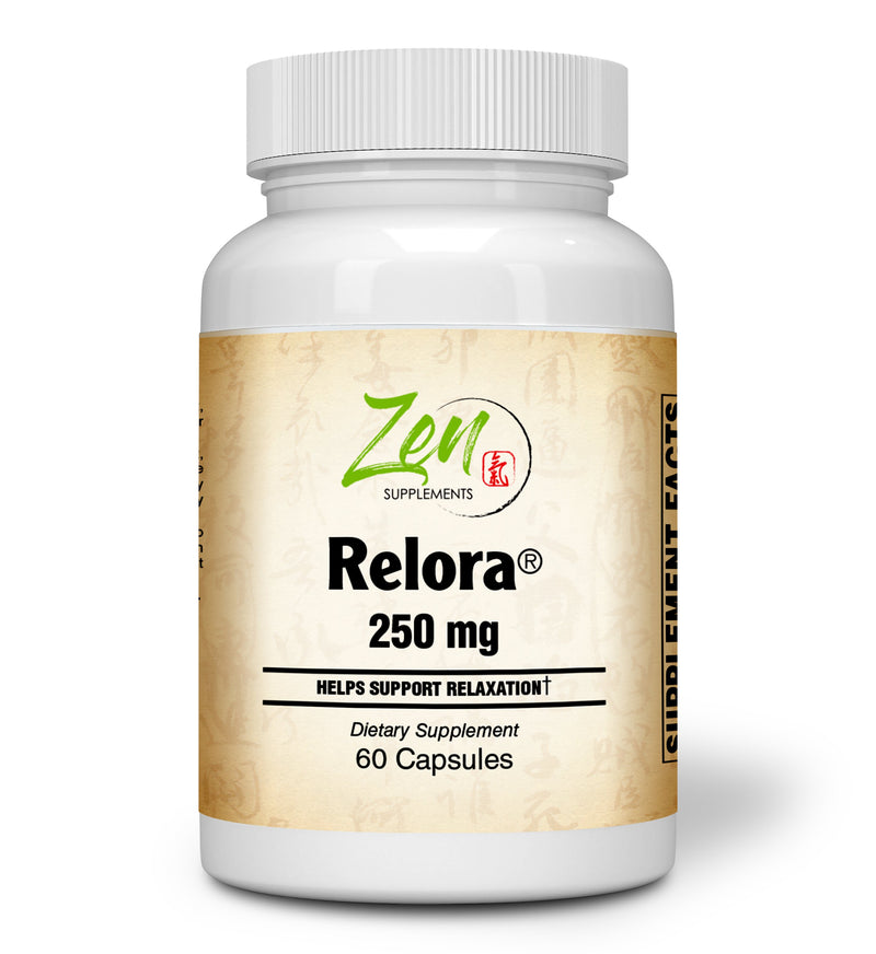Zen Supplements - Relora 250 mg Relaxtion Support for Stress & Cortisol Management from Standardized Extracts of Magnolia 60-Softgel