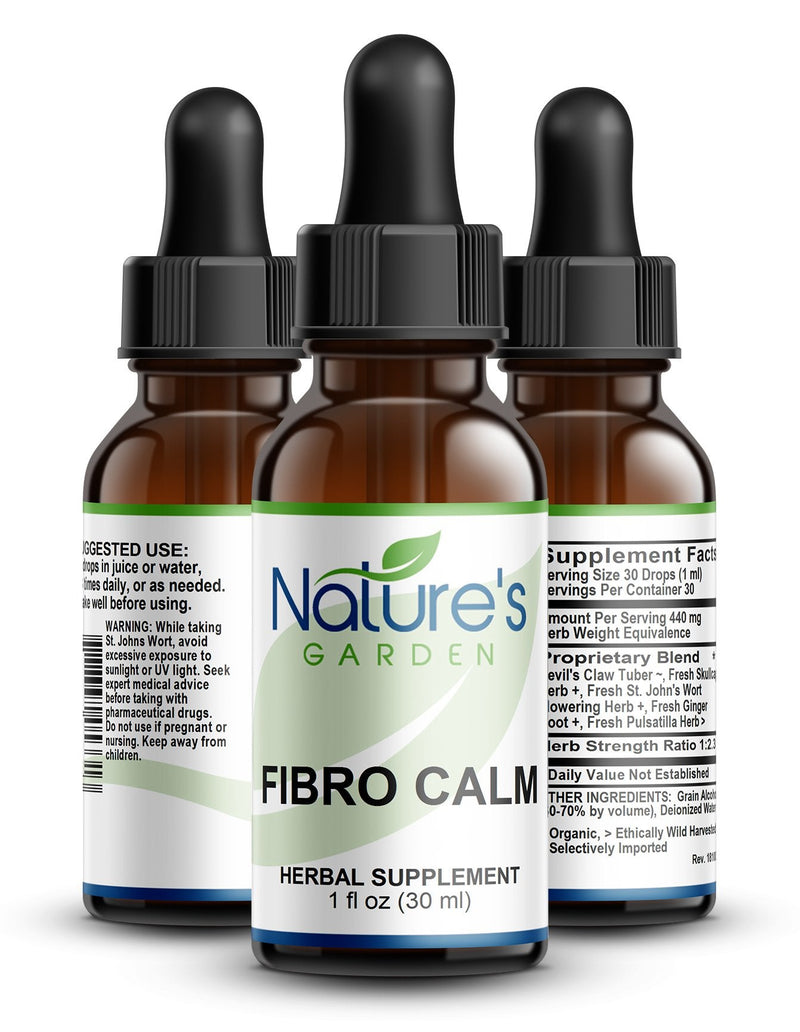 FIBRO CALM (previously FM) - 1 oz Liquid Herbal Formula