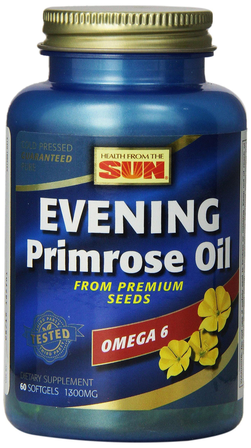 Health From The Sun Evening Primrose Oil, 60 Softgels - Vitamins Emporium