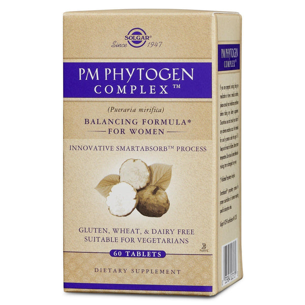 Solgar - PM PhytoGen Complex (Pueraria mirifica) 60 Tablets - Vitamins Emporium