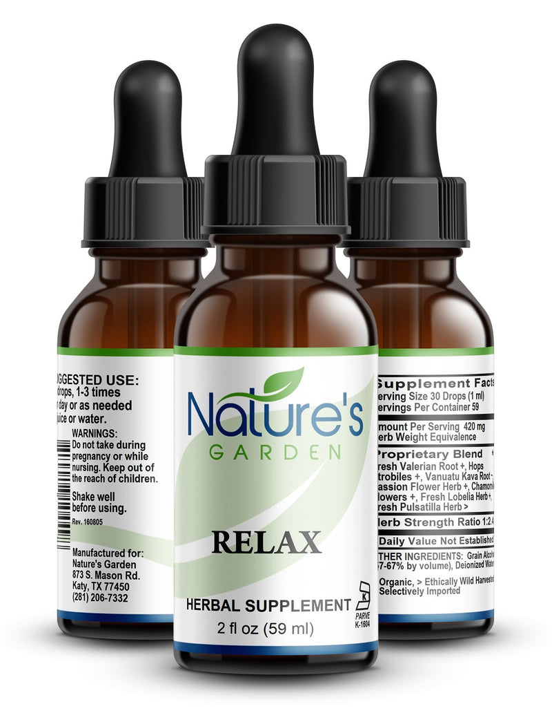 RELAX - 2 oz Liquid Herbal Formula