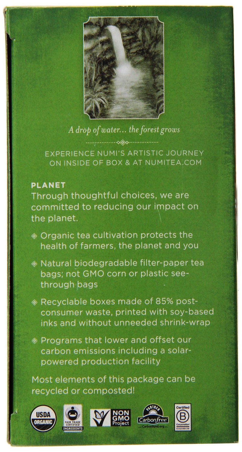Numi Organic Tea Mate Lemon, 18 Count Box of Tea Bags, Yerba Mate Green Tea Blend (Packaging May Vary) - Vitamins Emporium