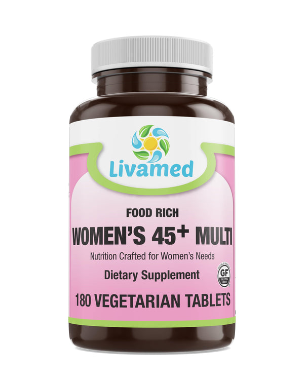 Livamed - Food Rich Women's 45+ Multi Veg Tabs - Vitamins Emporium