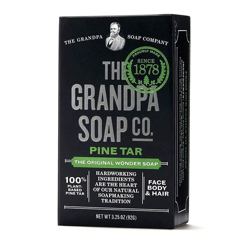 Grandpa's Pine Tar Soap Bath-Size 4.25 oz - Vitamins Emporium