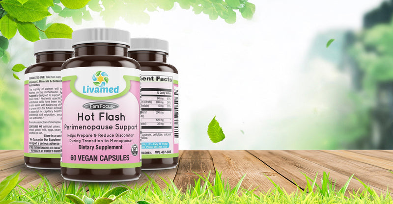 Livamed - Hot Flash Perimenopause Support Veg Caps 60 Count - Vitamins Emporium
