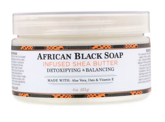 Nubian Heritage, Shea Butter, African Black Soap Infused, 4 oz