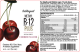 VIZINX Sublingual B-12 PLUS - 1000MCG - Cherry Flavor