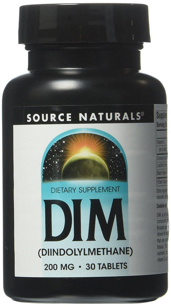 SOURCE NATURALS Dim 200 Mg Tablet, 30 Count - Vitamins Emporium