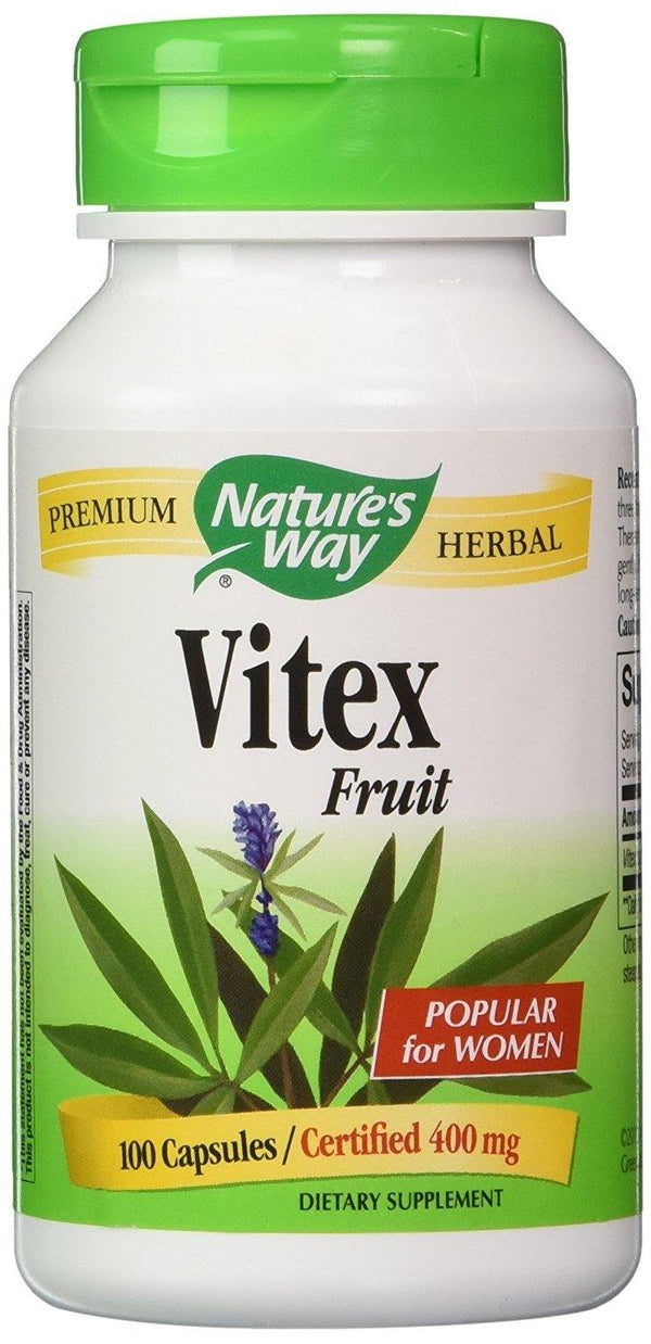 Nature's Way Vitex Fruit 100 Capsules (3 Pack) - Vitamins Emporium