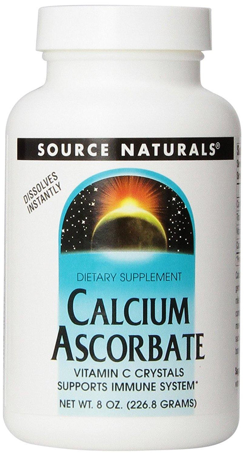 Source Naturals Calcium Ascorbate Vitamin C Crystals, Supports Immune System, 4 Ounces - Vitamins Emporium