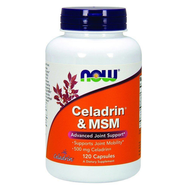 NOW Celadrin & MSM 500 mg,120 Capsules - Vitamins Emporium