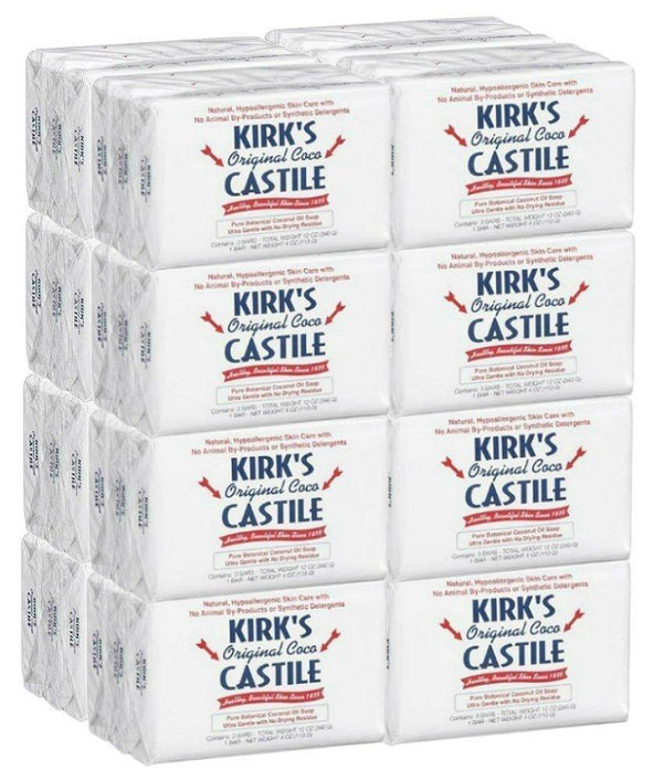 Kirk's Original Coco Castile Soap (48 Pack Case) - Vitamins Emporium