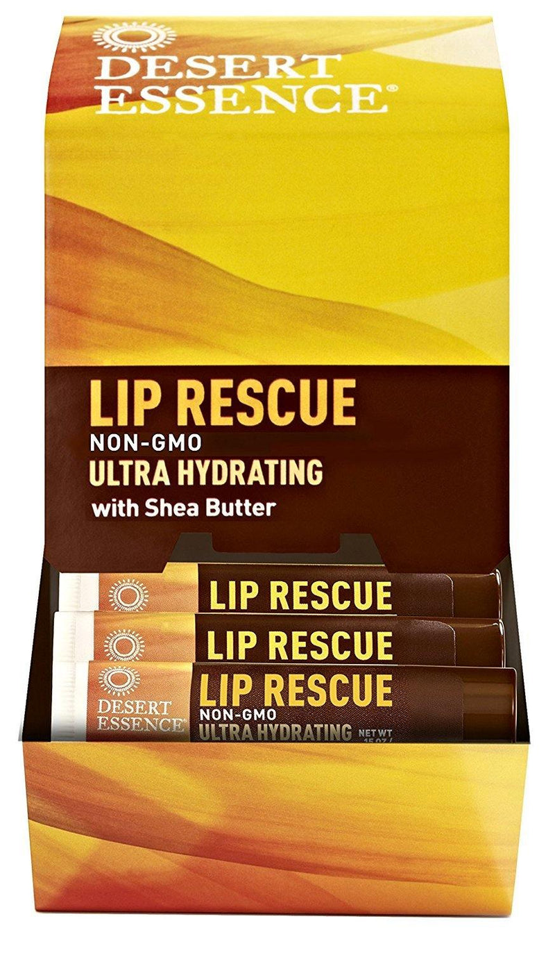 Desert Essence Lip Rescue Ultra Hydrating (24pk) - Vitamins Emporium
