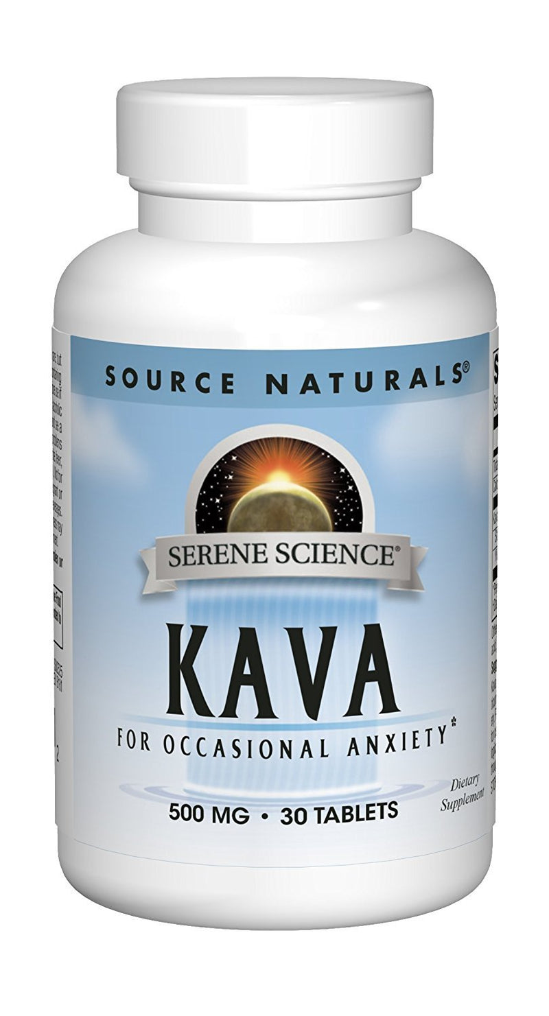 Source Naturals Serene Science Kava 500mg For Occassional Anxiety - 30 Tablets - Vitamins Emporium
