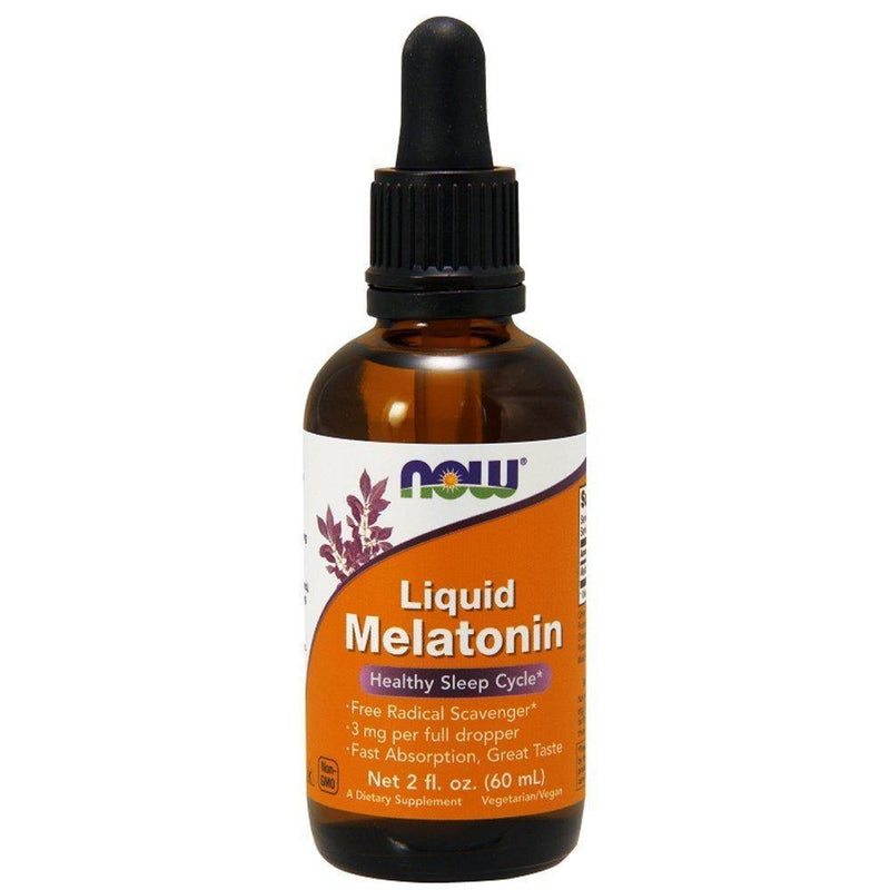 NOW Melatonin 3 mg Liquid,2-Ounce - Vitamins Emporium