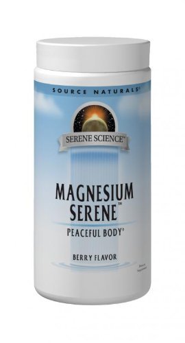Source Naturals Serene Science Magnesium Serene Berry Flavored, Peaceful Body, 9 Ounces - Vitamins Emporium