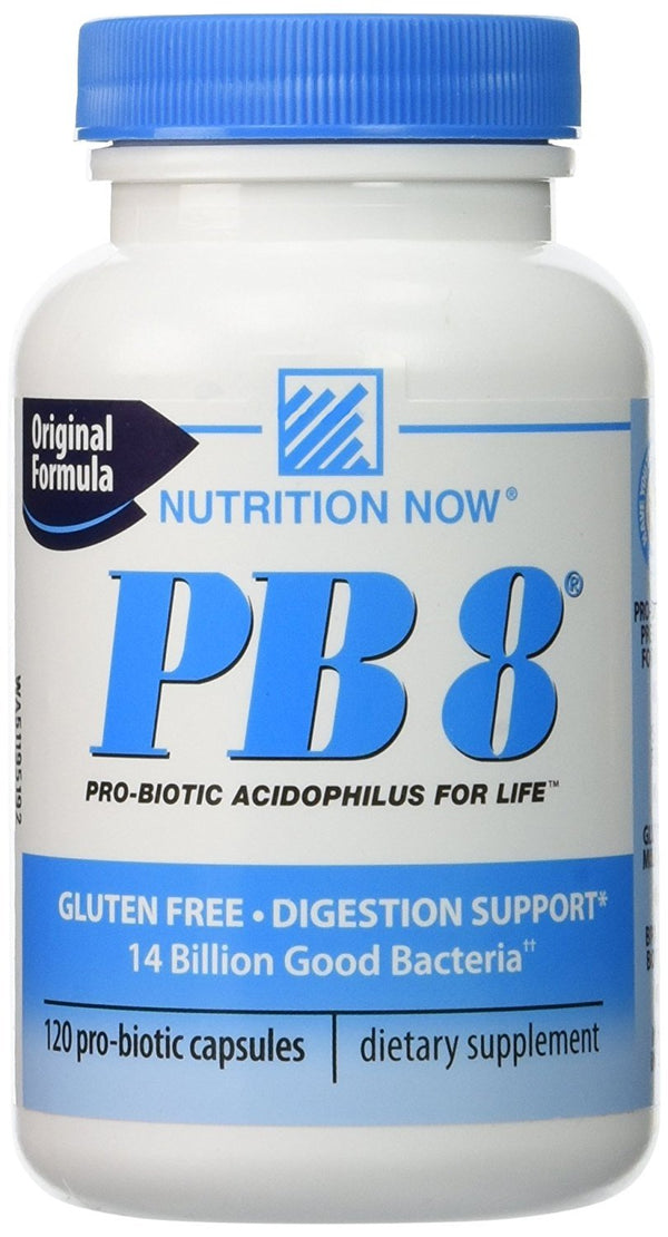 Now PB 8 Pro-Biotic Acidophilus 120-Count (pack of 2) - Vitamins Emporium