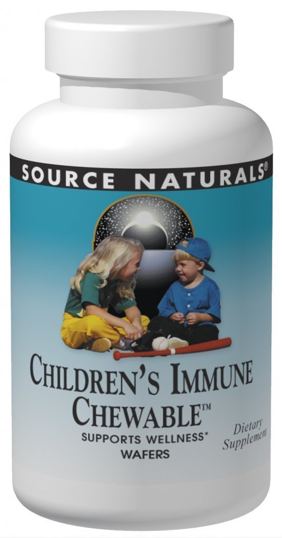 Source Naturals Wellness Children's Immune Chewable, Great-Tasting Defense Complex, 120 Wafers - Vitamins Emporium