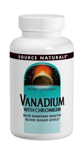 Source Naturals Vanadium with Chromium, 90 Tablets - Vitamins Emporium