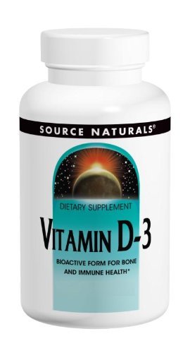 Source Naturals Vitamin D-3 1000IU, 100 Tablets (Pack of 2) - Vitamins Emporium