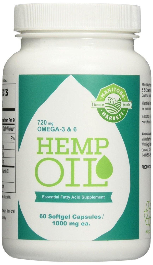 Hemp Seed Oil, 1000Mg Ea, 60 Sgel Pack Of 4 - Vitamins Emporium