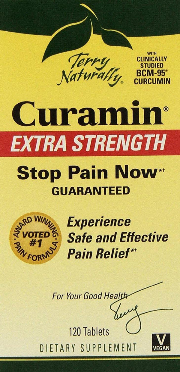 Terry Naturally Curamin Extra Strength, 120 Tabs (2 Pack) - Vitamins Emporium