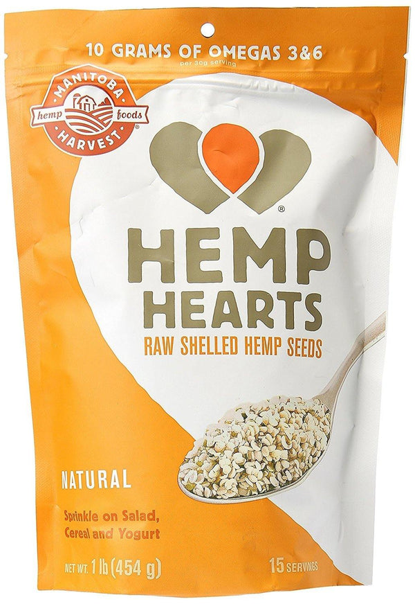 Manitoba Harvest Natural Hemp Hearts, 16 oz - Vitamins Emporium